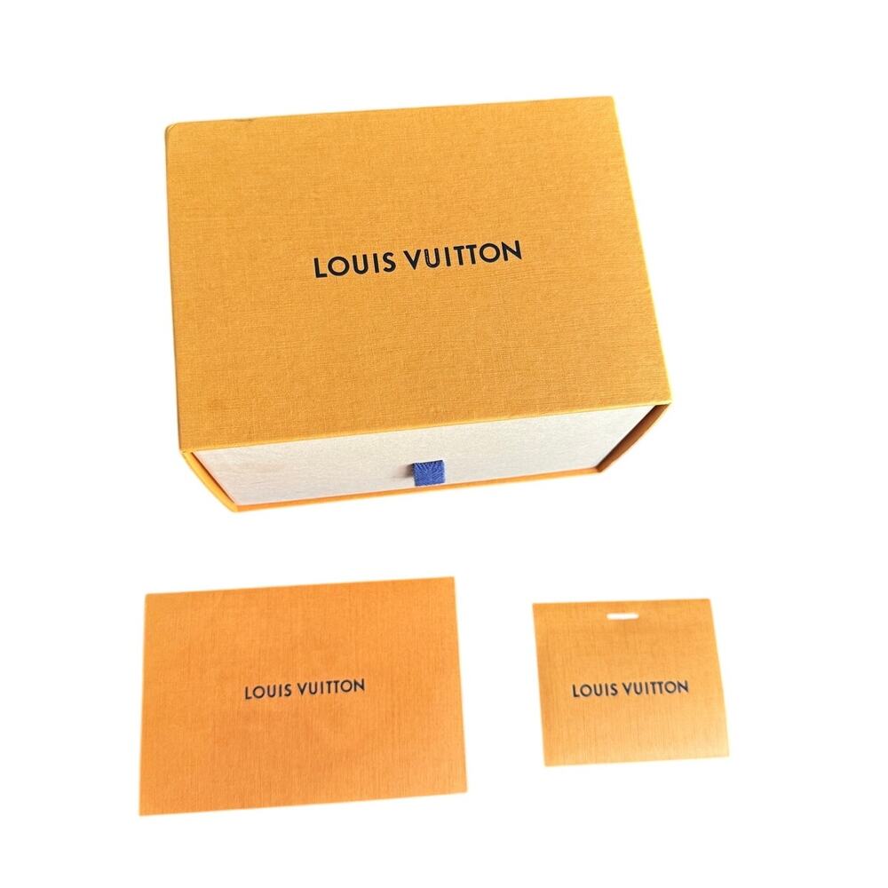 Authentic Louis Vuitton Gift Box With Drawer And 2 Envelopes 7 X 4 X 5 inch